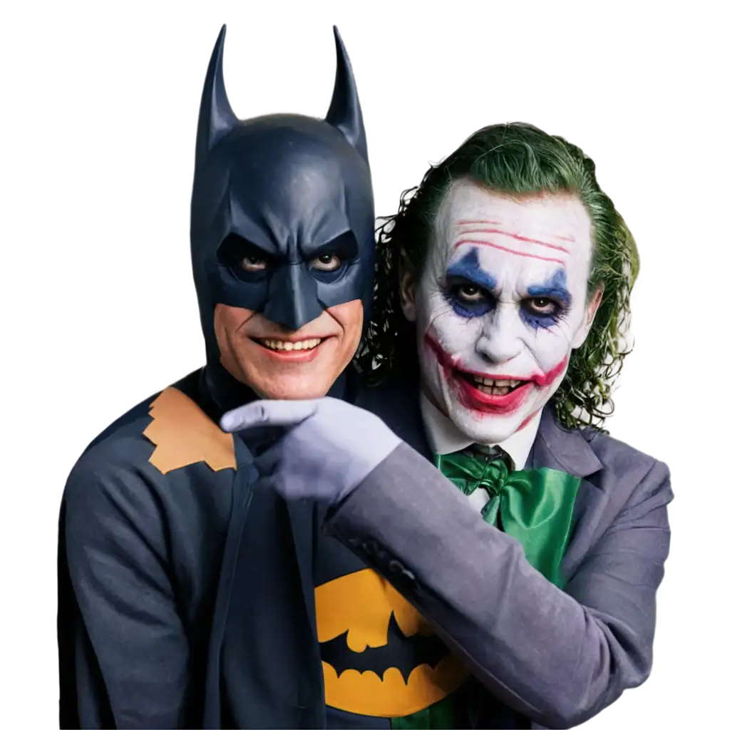 Batman-and-The-Joker-in-a-Selfie-PNG-HighQuality-Image-for-Versatile-Use