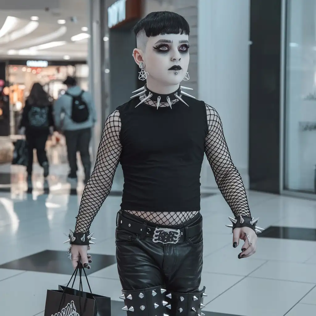 Goth-Teen-Boy-Mall-Outing-with-Friends