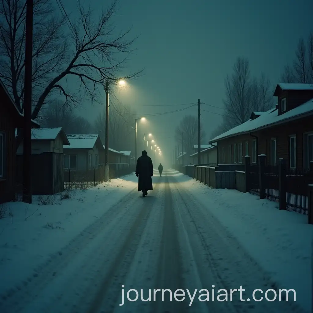 Desolate-Soviet-Village-in-WinterAI-Image-Prompt-Expansion-with-Shadowy-Figure-at-Dusk