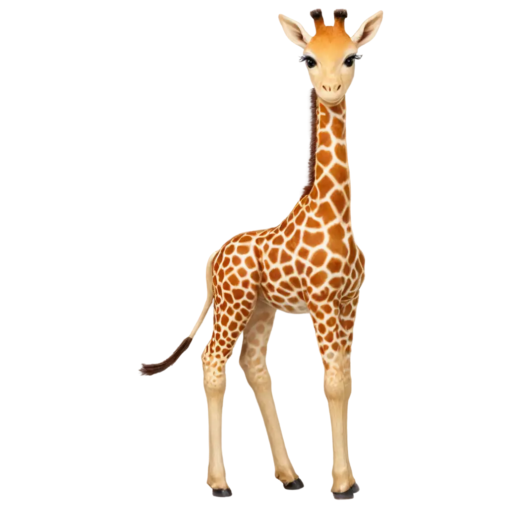 Small-Giraffe-PNG-Image-Delightful-Miniature-Wildlife-Illustration