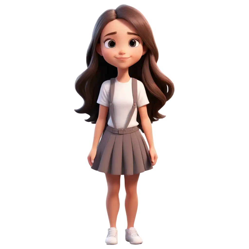 Cute-Girl-Cartoon-PNG-Image-for-Versatile-Use