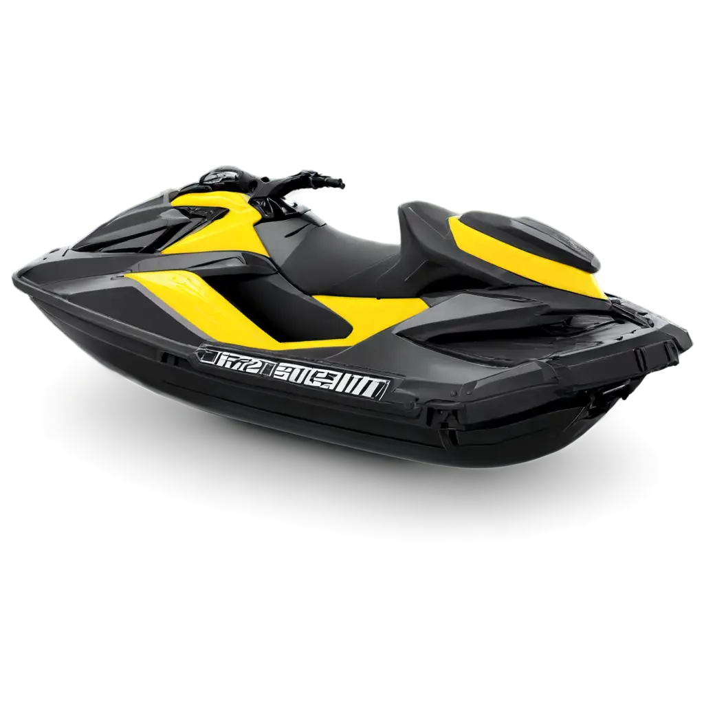 Yellow & Black Combination single jet ski