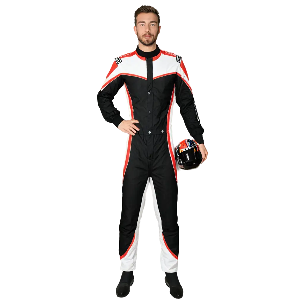 Go-Kart-Race-Suit-PNG-Design-Customizable-Colour-Combinations-and-Detailed-Front-Back-Views