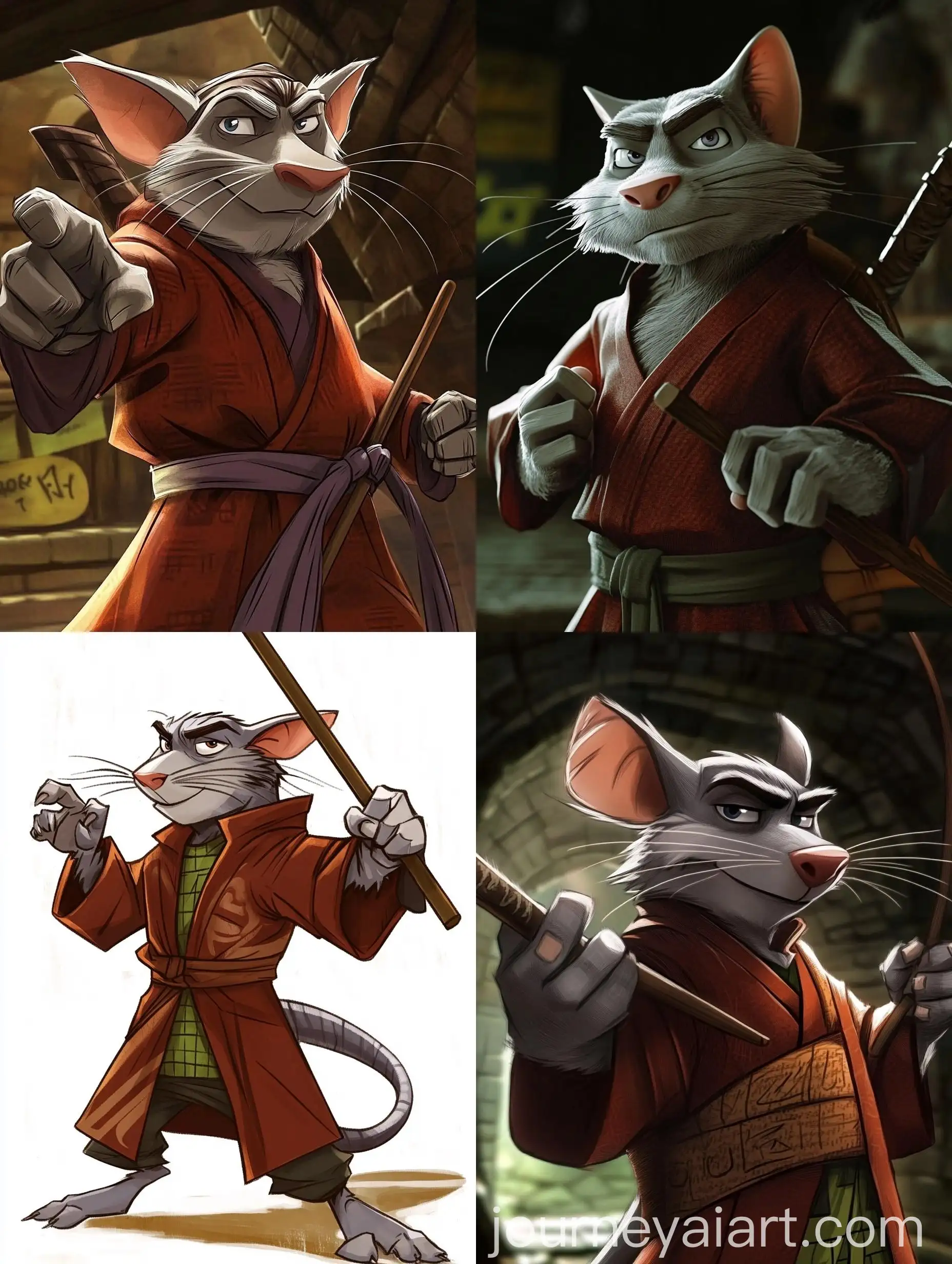 Wise-Elderly-Rat-in-Traditional-Kimono-Holding-Stick-in-Sewer