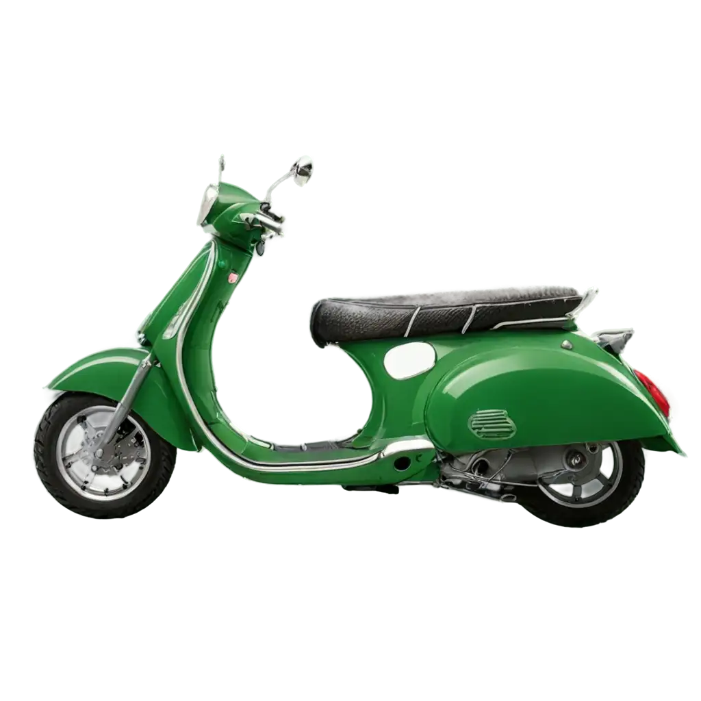 Green-Vespa-PNG-HighQuality-Transparent-Image-for-Versatile-Design-Applications