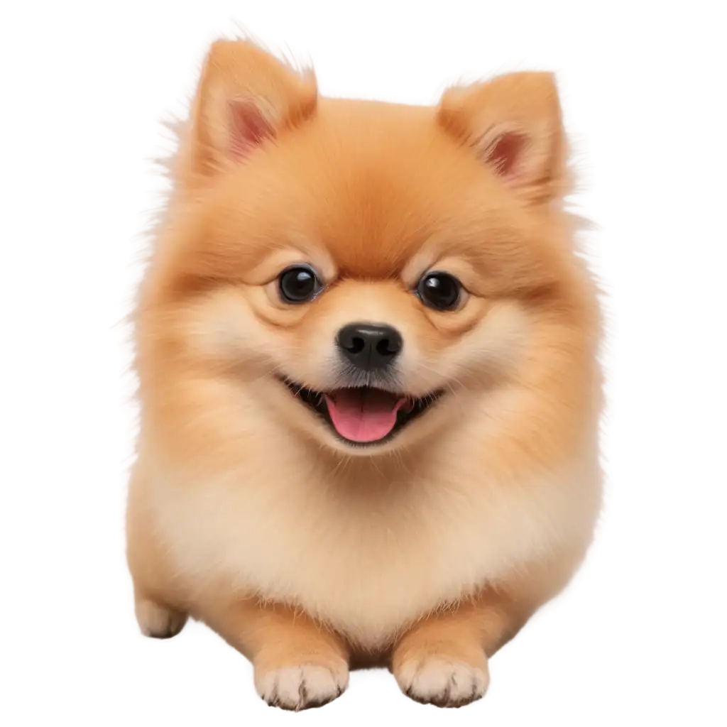 UltraRealistic-PNG-of-Pomeranian-Puppies-and-Mother-Dog-Perfect-for-HighQuality-Digital-Use