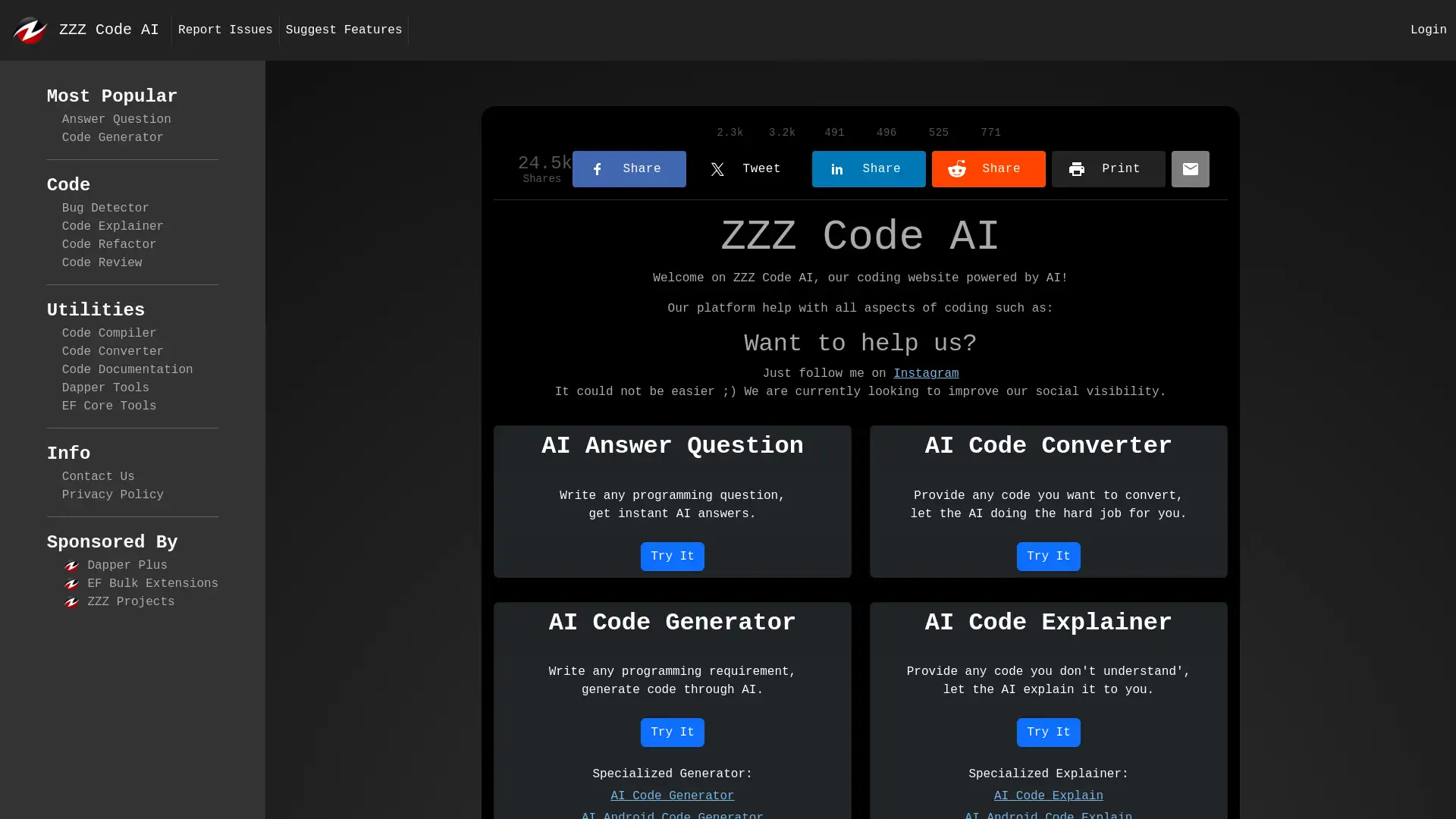 Streamline coding with AI-powered code generation and refactoring.