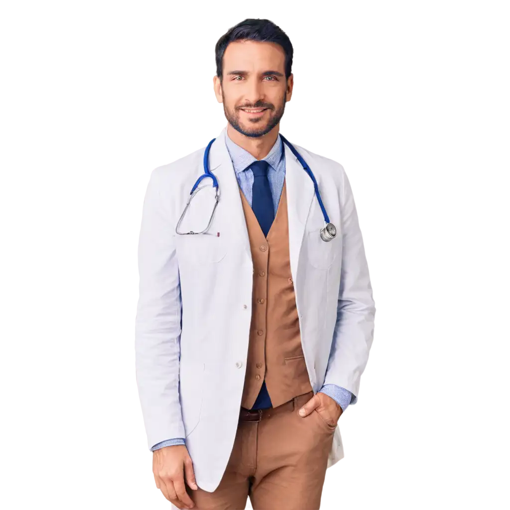 MediumAged-Gentleman-in-Doctors-Attire-AIGenerated-PNG-Image