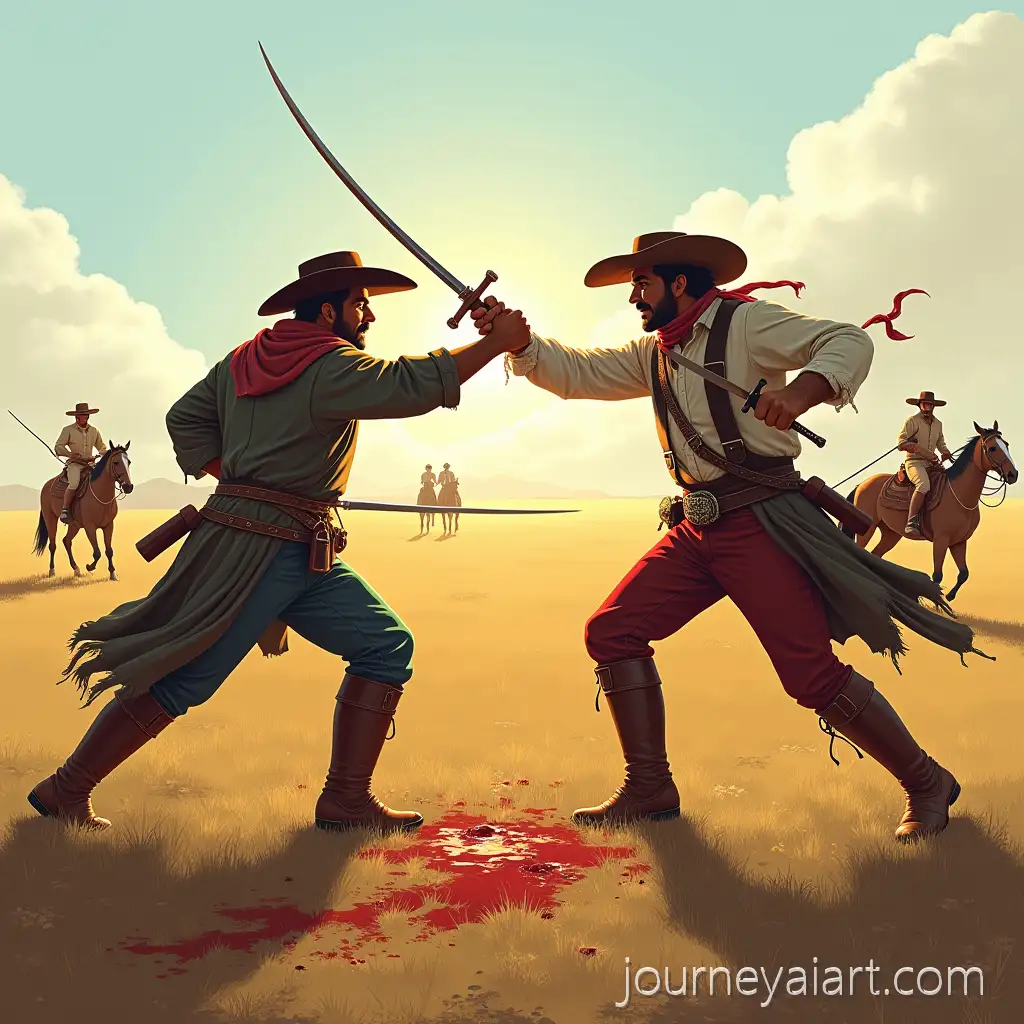 Historical-Gaucho-Duel-Between-Bento-Gonalves-and-Onofre-Pires-on-the-Pampa