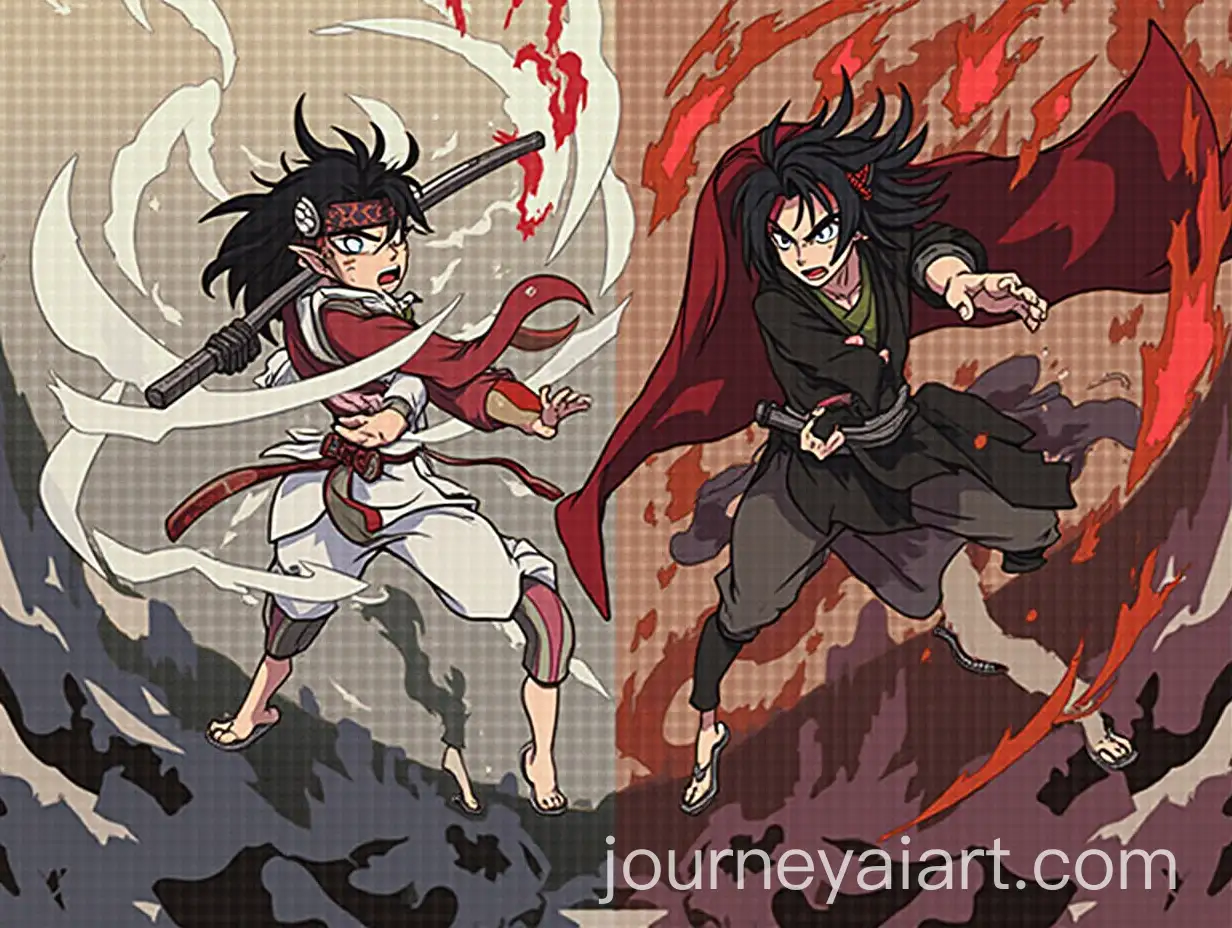 Epic-Battle-Between-Tanjiro-Kamado-and-Kyojuro-Rengoku-from-Demon-Slayer