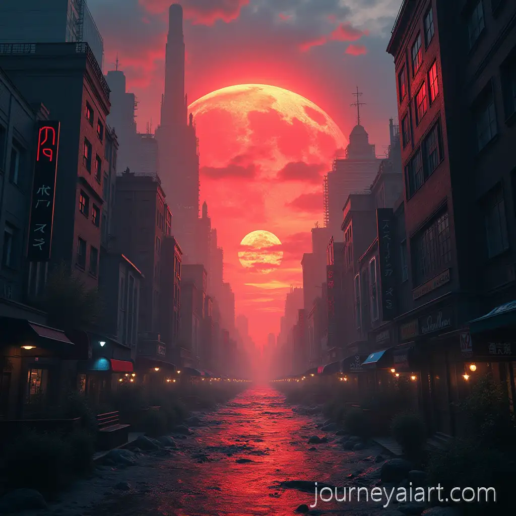 Cinematic-Dreamscape-BlendingCinematic-Dreamscape-Fusion-Fantasy-SciFi-and-Romance-with-Glowing-Red-N-Center