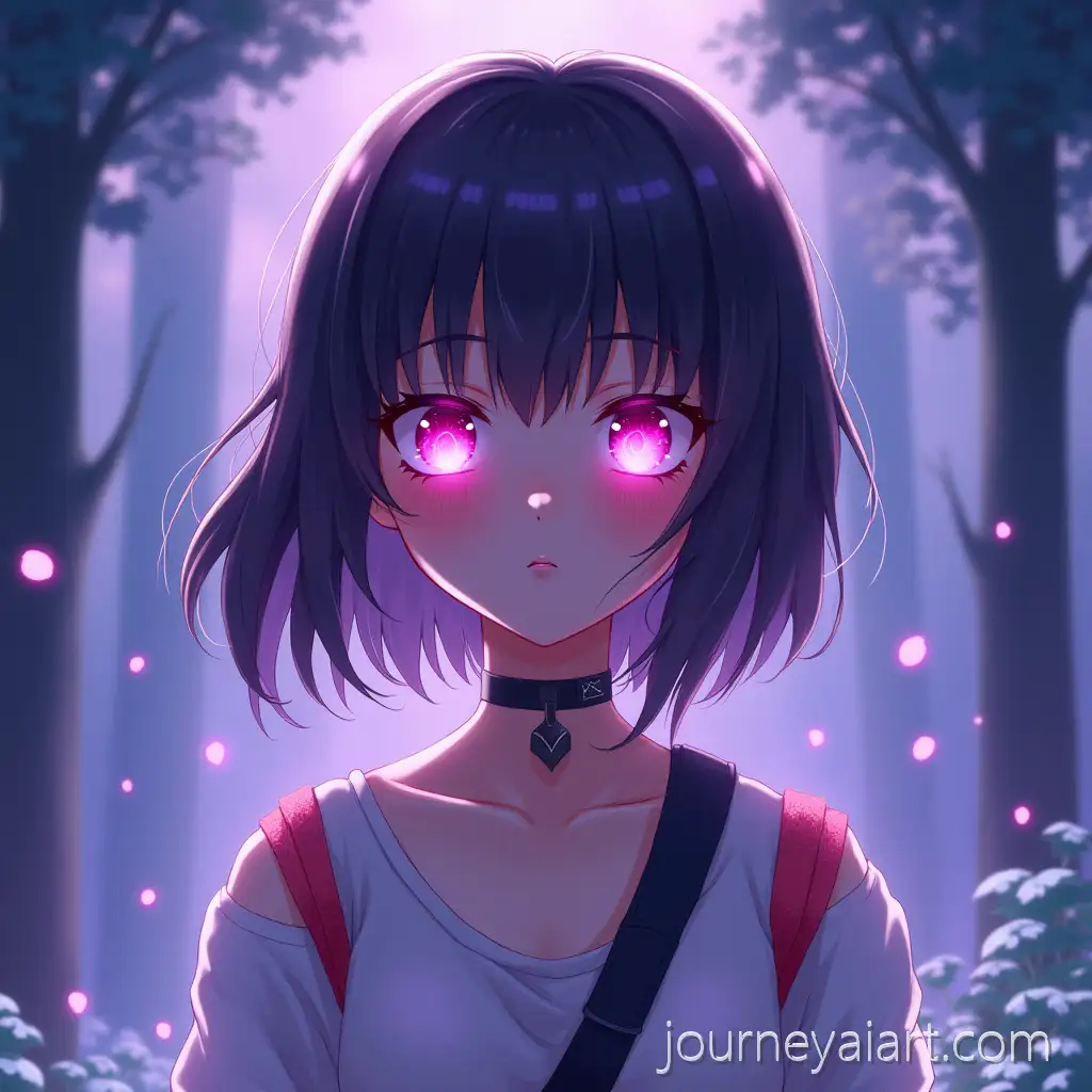 Anime-Character-with-GlAnime-character-glowing-eyesowing-Pink-Eyes-in-Ethereal-Fantasy-Setting