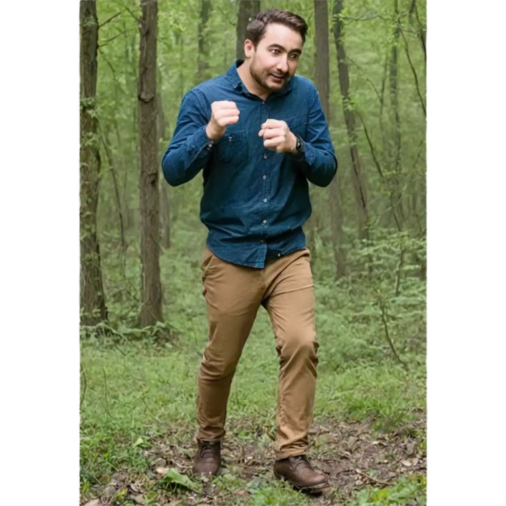 Drunk-Man-Stumbling-in-the-Forest-HighQuality-PNG-Image-for-Creative-Projects