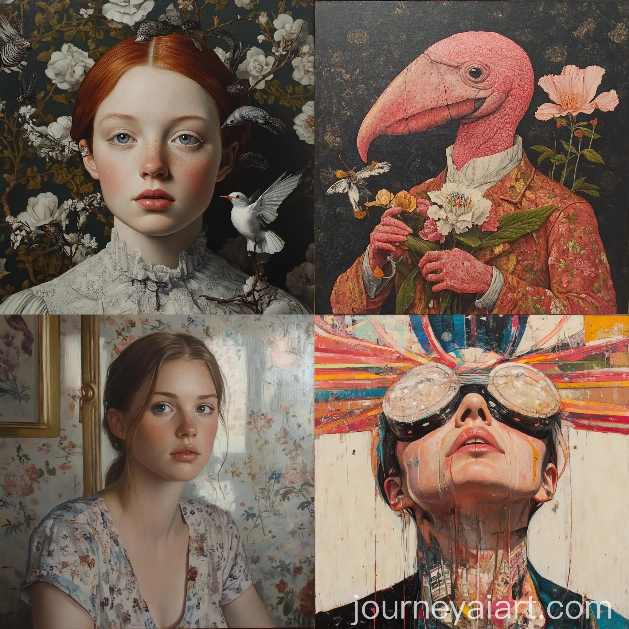 Alexander-Newman-Artwork-of-a-Woman-in-a-Reflective-Pose