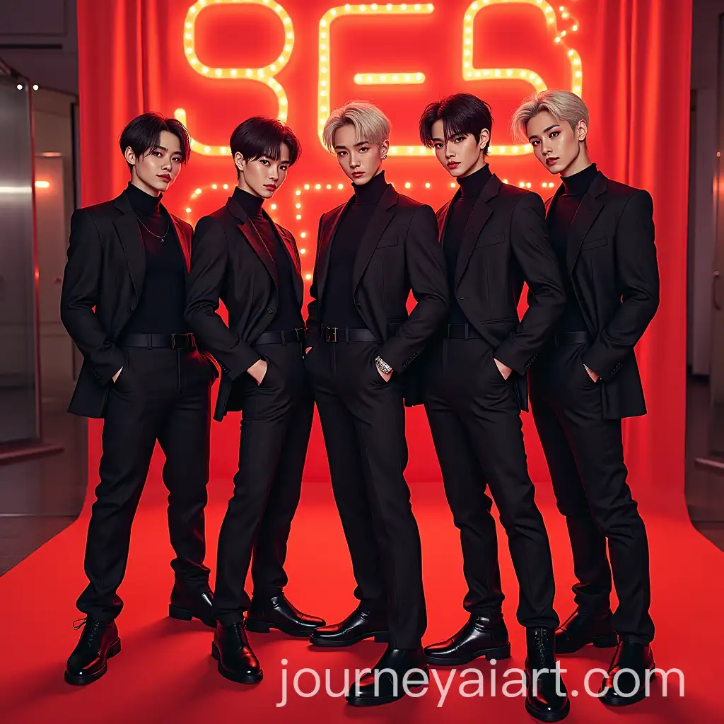 Kpop-Group-Badvillain-Red-Carpet-Fashion-Event