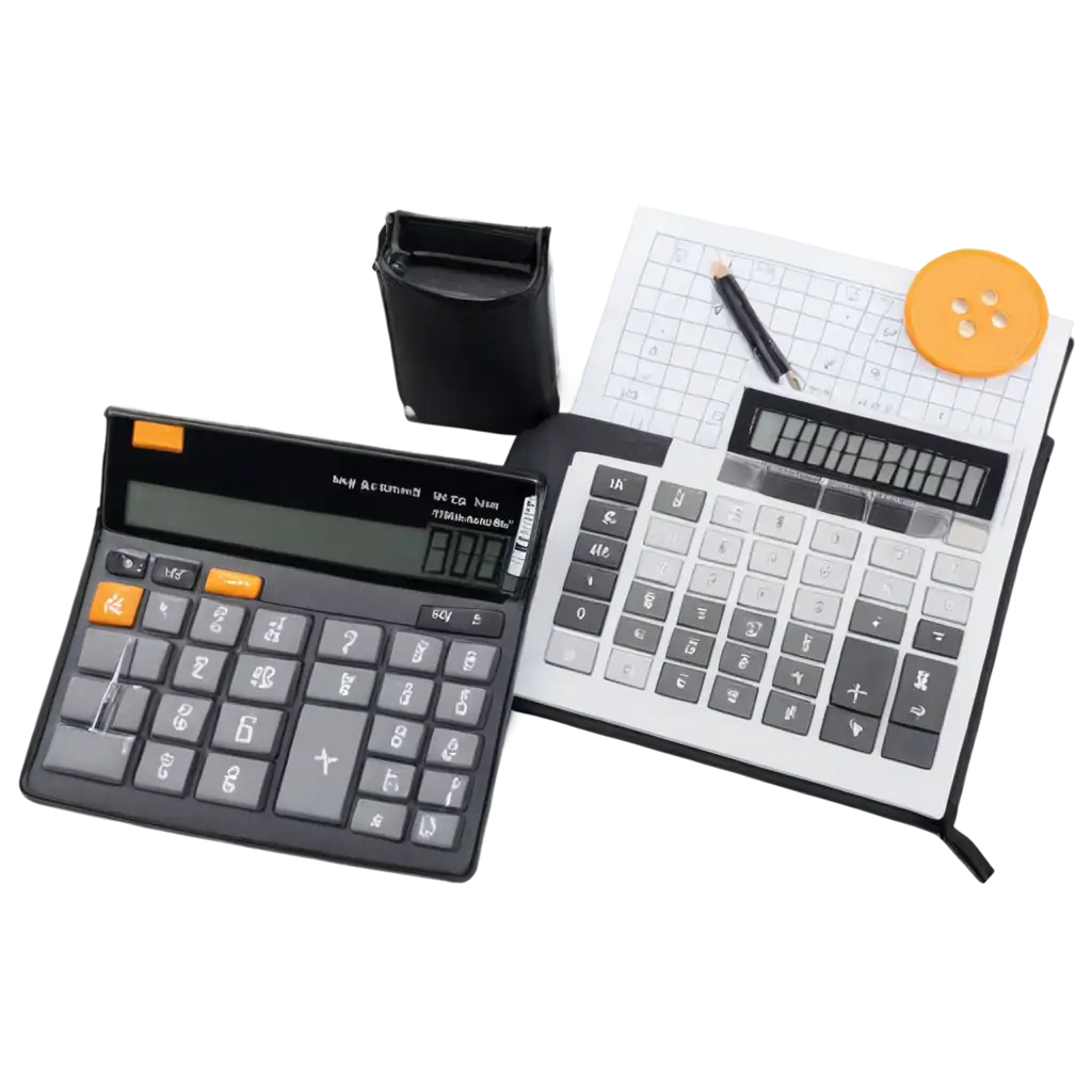 Business-Accounting-Basics-PNG-with-Books-Calculator-and-Financial-Statements-on-Black-Background