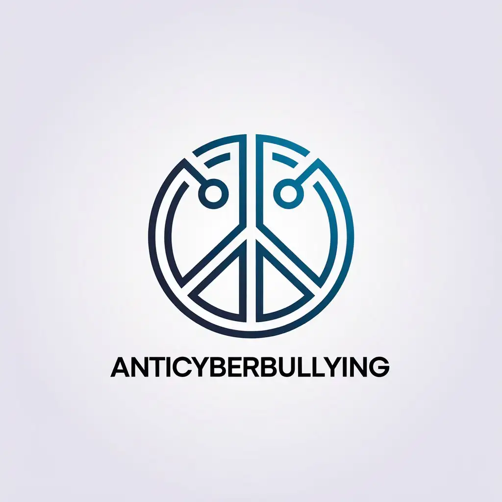 LOGO-Design-for-Anticyberbullying-Minimalistic-Peacemaker-Symbol-in-Clear-Background