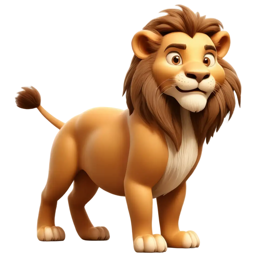 Cartoon-Lion-PNG-Image-HighQualityPNG-Image-Optimization-Transparent-Design-for-Various-Creative-Projects