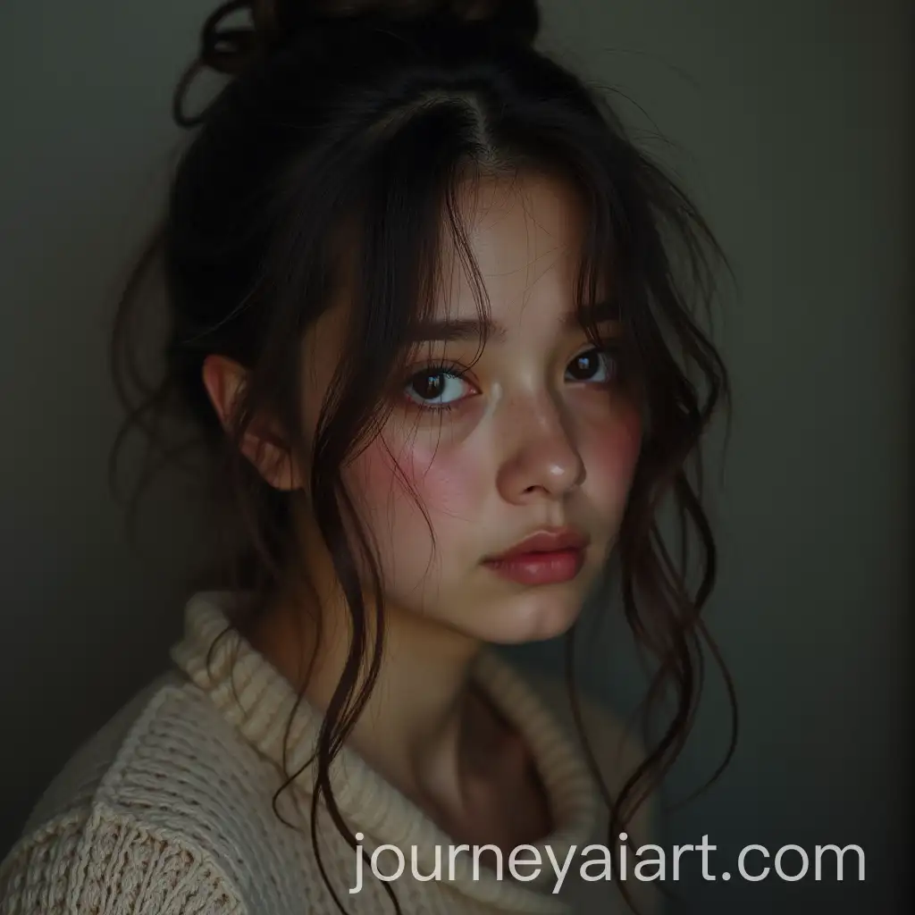 Woman-Crying-Due-to-Emotional-Distress-from-Husbands-Indifference