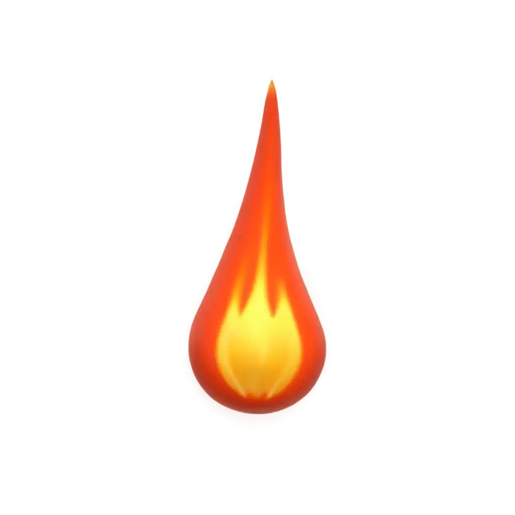 fuego emoji 3D