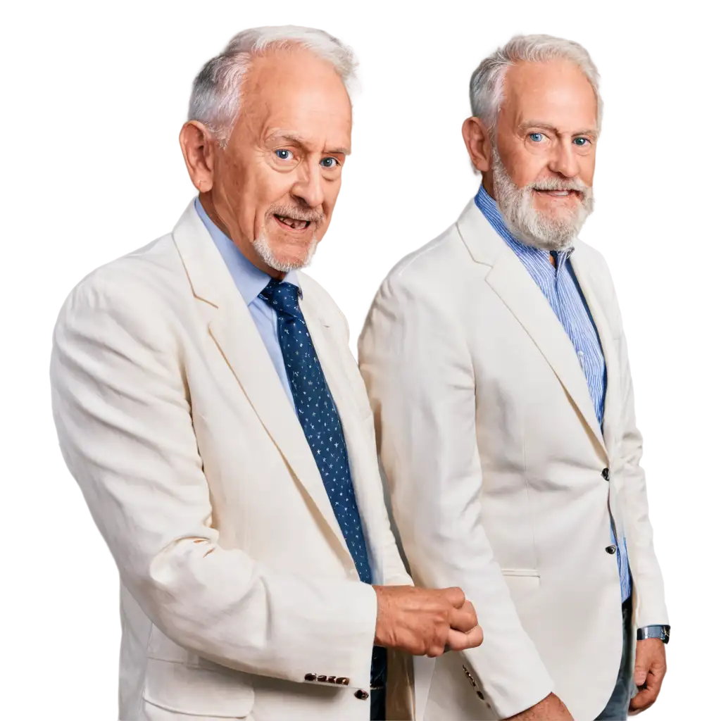 PNG-Image-of-an-Old-Man-with-a-Beard-and-White-Suit-Unique-Character-Portrait