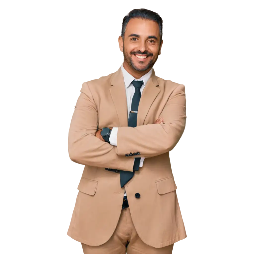 Brazilian-Doorman-Smiling-with-Arms-Crossed-HighQuality-PNG-Image