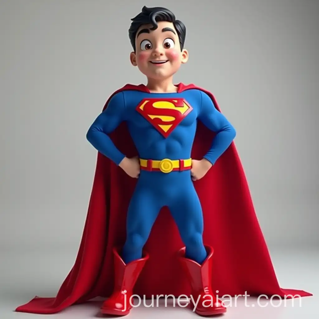 ShowSpeed-Dressed-as-Superman-in-a-Vibrant-Costume