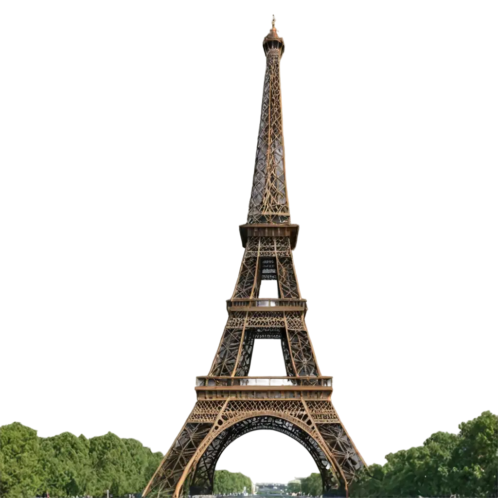 Realistic-Eiffel-Tower-PNG-Image-CloseUp-Detail