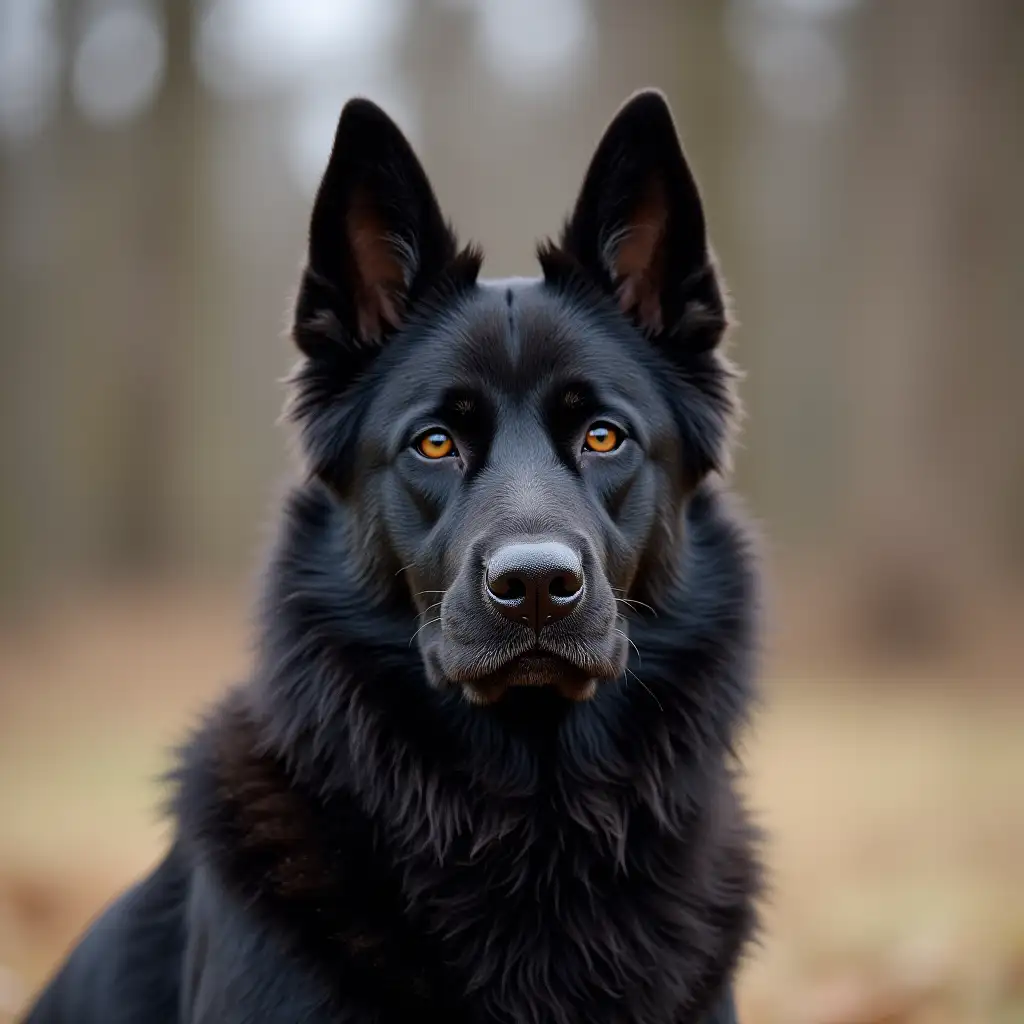 Schwarzer Hund