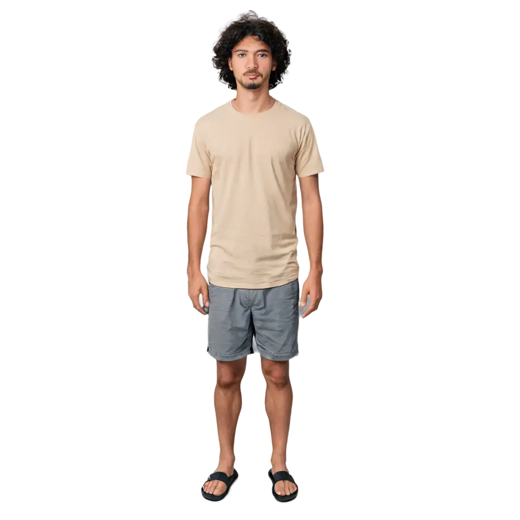 PNG-Image-of-20YearOld-Indonesian-Man-with-Mullet-Curly-Hair-Mustache-and-Casual-Outfit