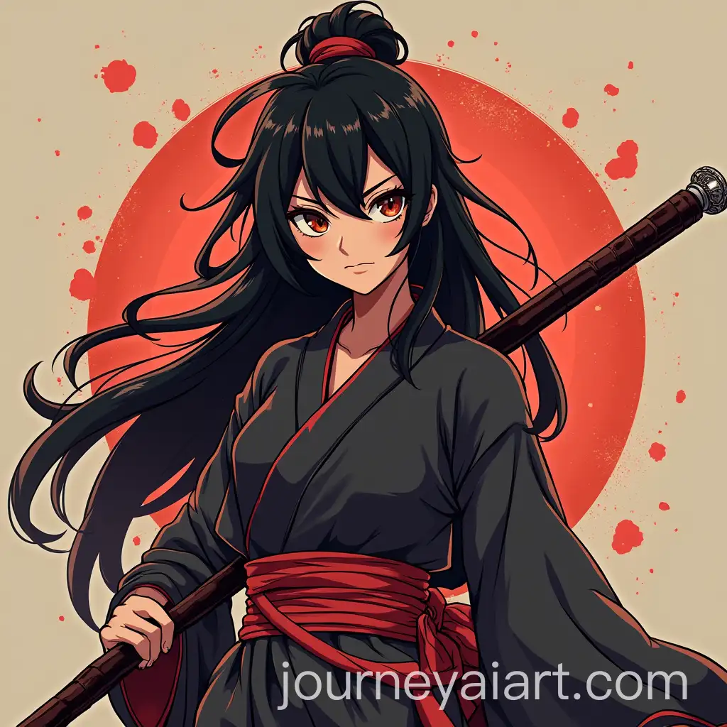 Yoruichi-Demon-Slayer-Artwork