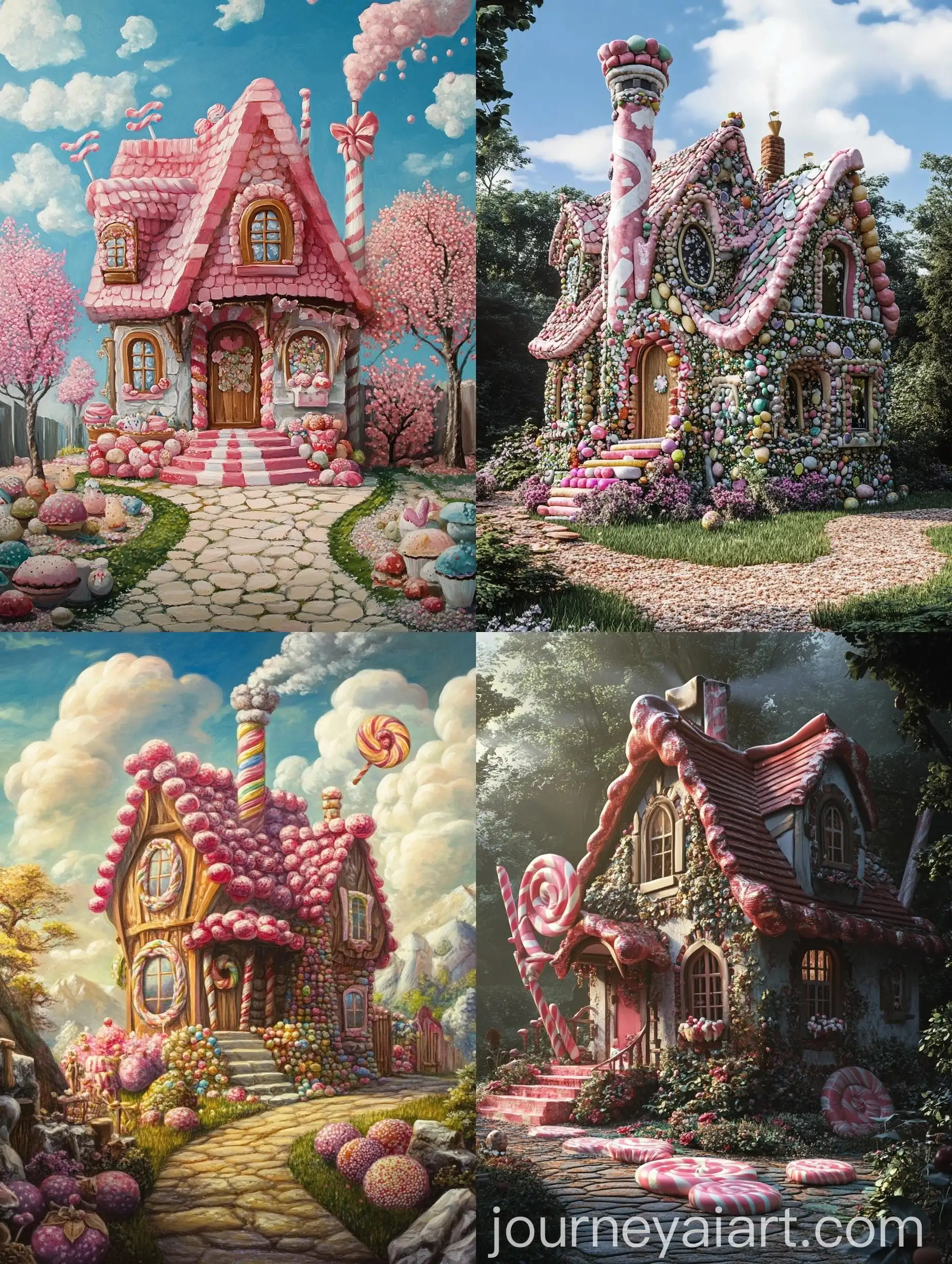 Delicious-CandyThemed-House-Illustration