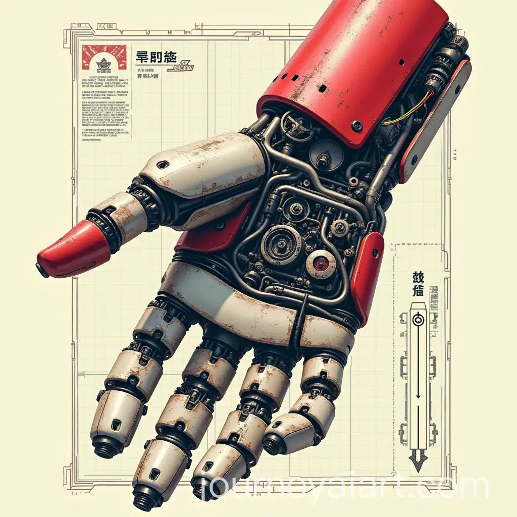 Futuristic-Cyberpunk-Robotic-Hand-Shirt-Design