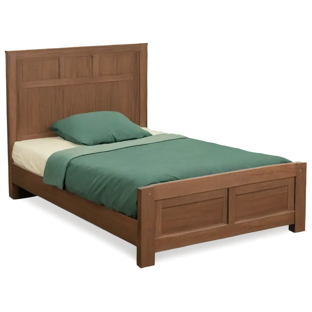 Single-Bed-PNG-Image-Comfortable-and-Versatile-Bedroom-Essential