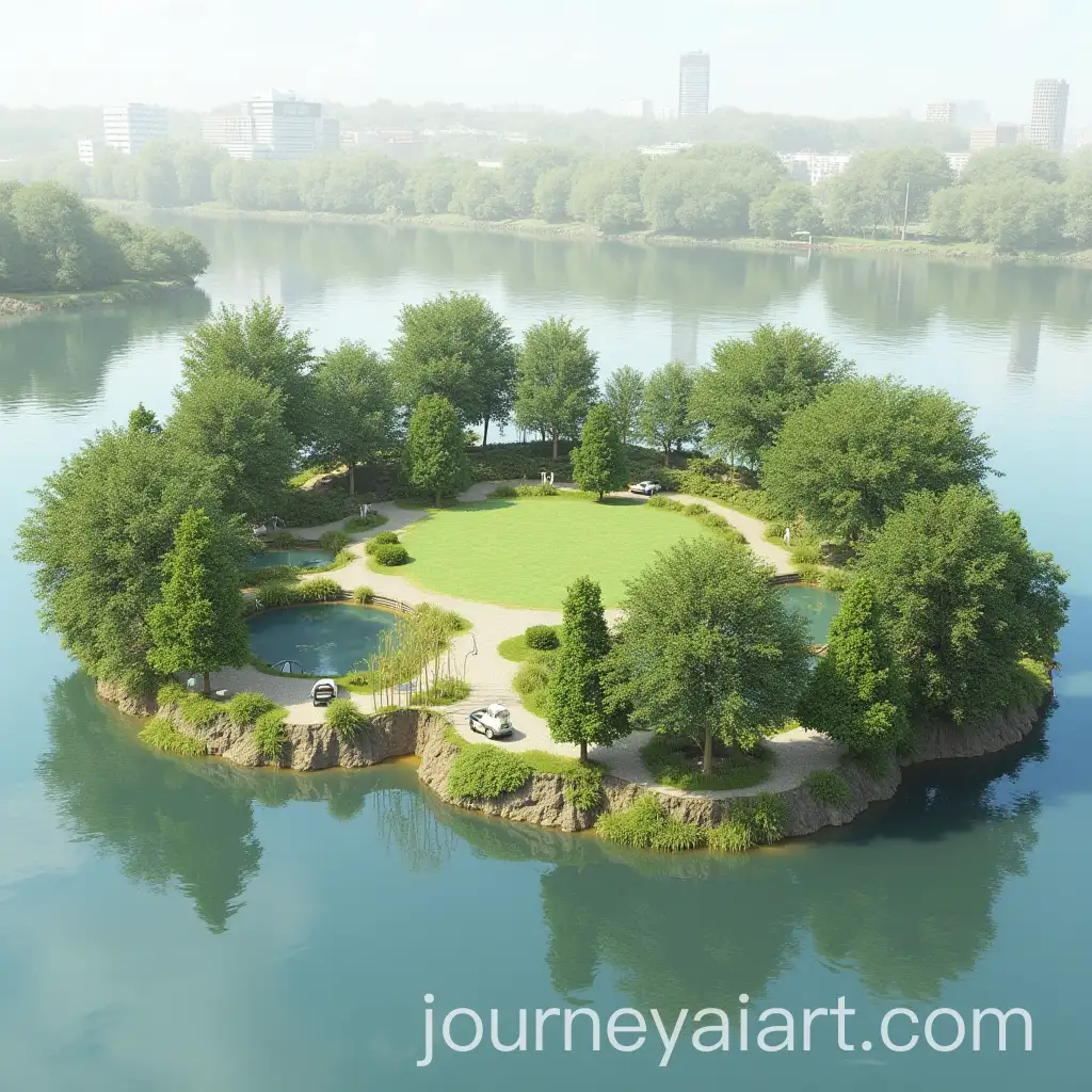 Green-Oasis-NatureInspired-Tranquil-Island-with-Native-Plants-and-Pond