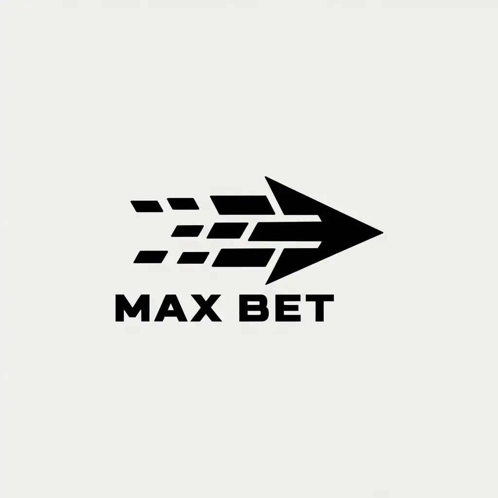 LOGO Design for Max Bet Minimalistic Fast Movements for Entertainment Industry