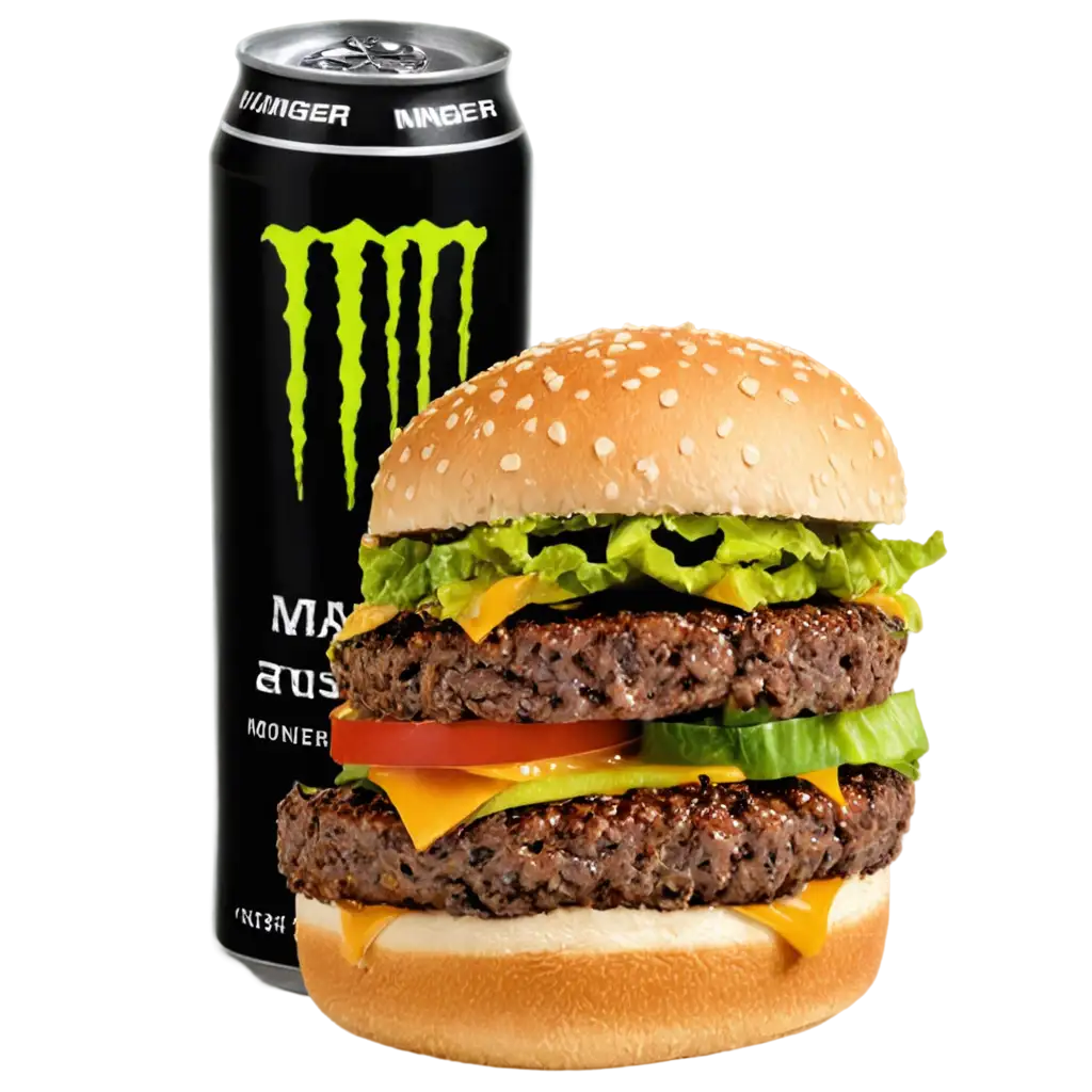 HighQuality-PNG-Image-of-Hamburger-with-Monster-Energy-for-Enhanced-Visual-Appeal