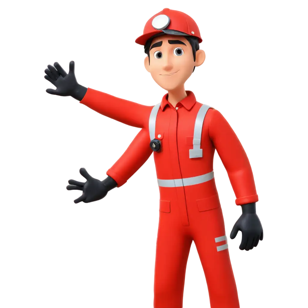 Cartoon-Safety-Industrial-Man-PNG-Red-Coverall-with-Warning-and-Stop-Elements-for-Effective-Visual-Communication