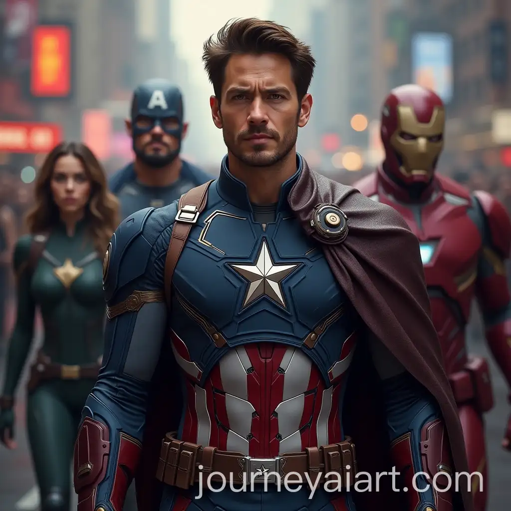 Krish-with-Avengers-Artwork-Featuring-an-Epic-Battle-Scene