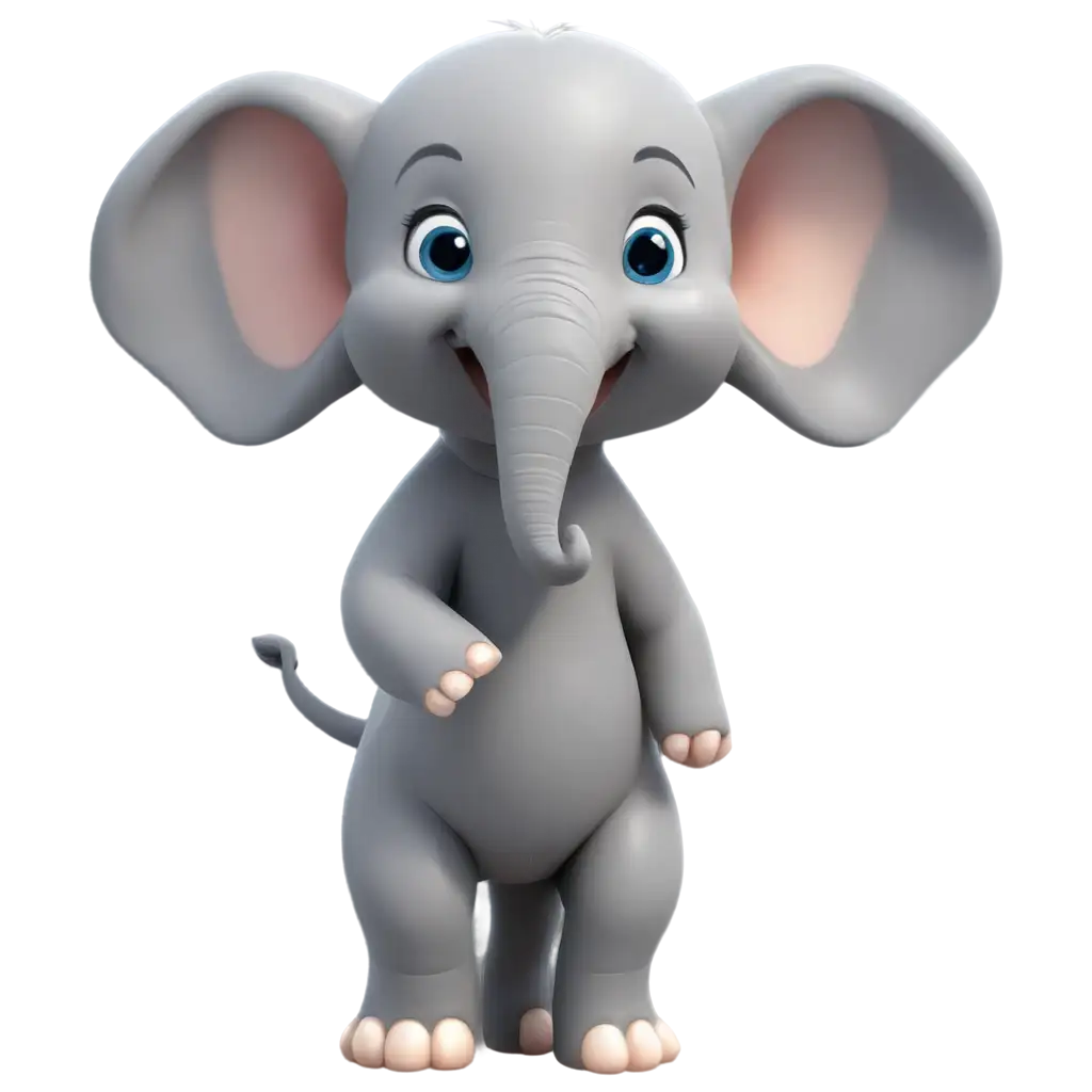 Cute-Cartoon-Baby-Elephant-PNG-for-Versatile-Digital-Use