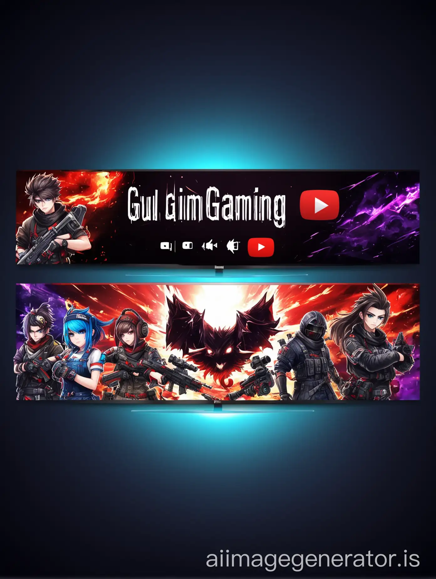 Guiimii-YouTube-Gaming-Banner-with-Dynamic-Visuals