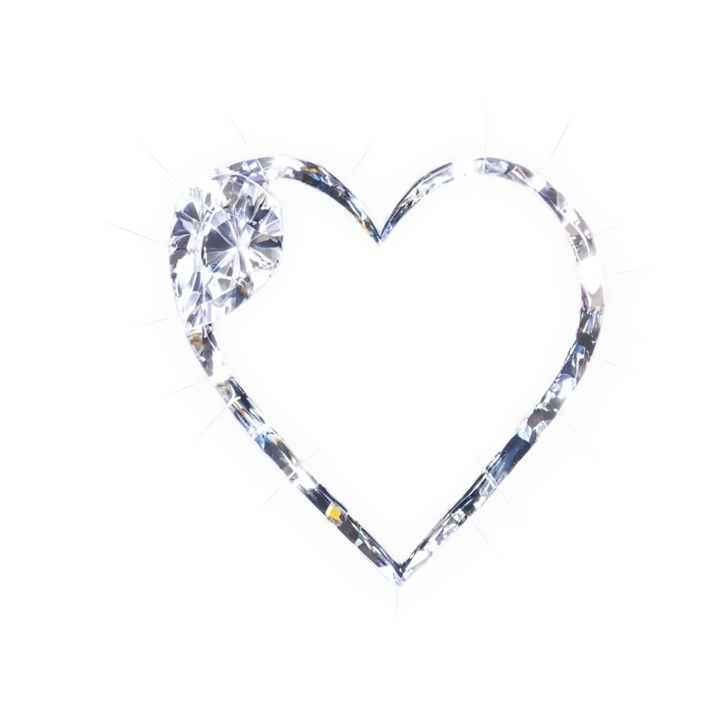 Heart-Shaped-Diamond-PNG-Image-Exquisite-Design-for-Digital-and-Print-Media