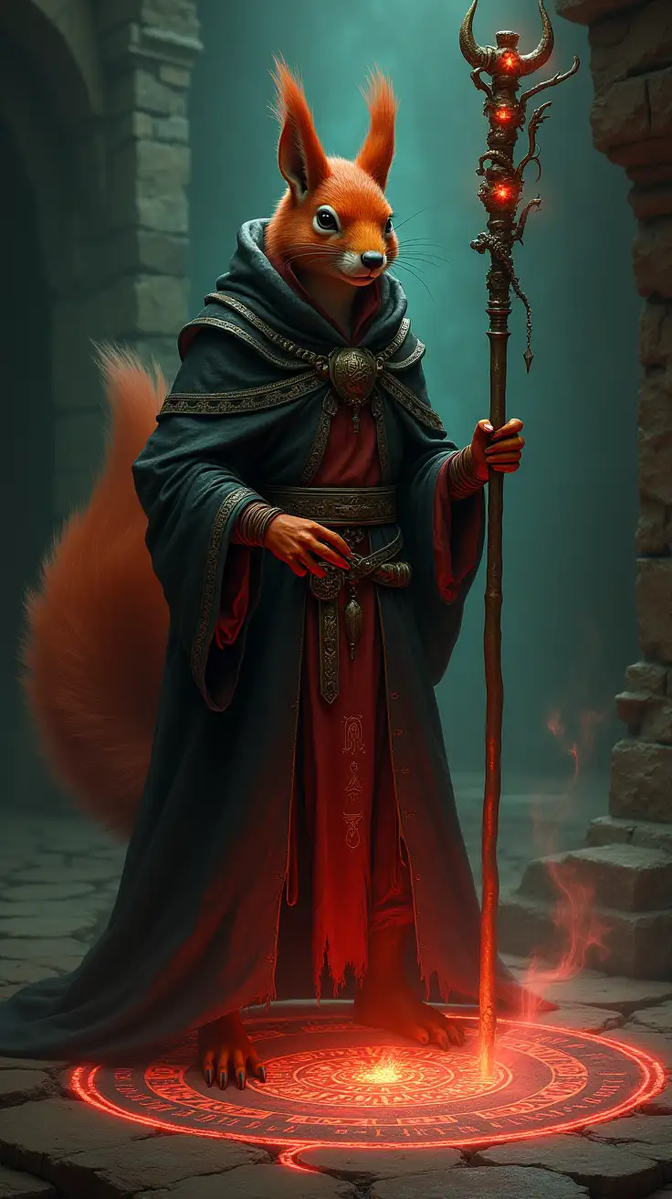 Red-Squirrel-Humanoid-Warlock-Channeling-Arcane-Power-in-Shadowy-Chamber