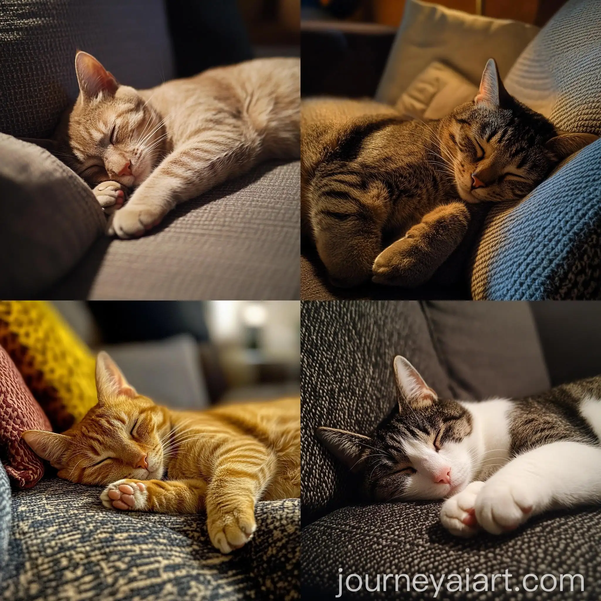 Cat-Sleeping-on-Sofa-at-Home-by-1030-PM