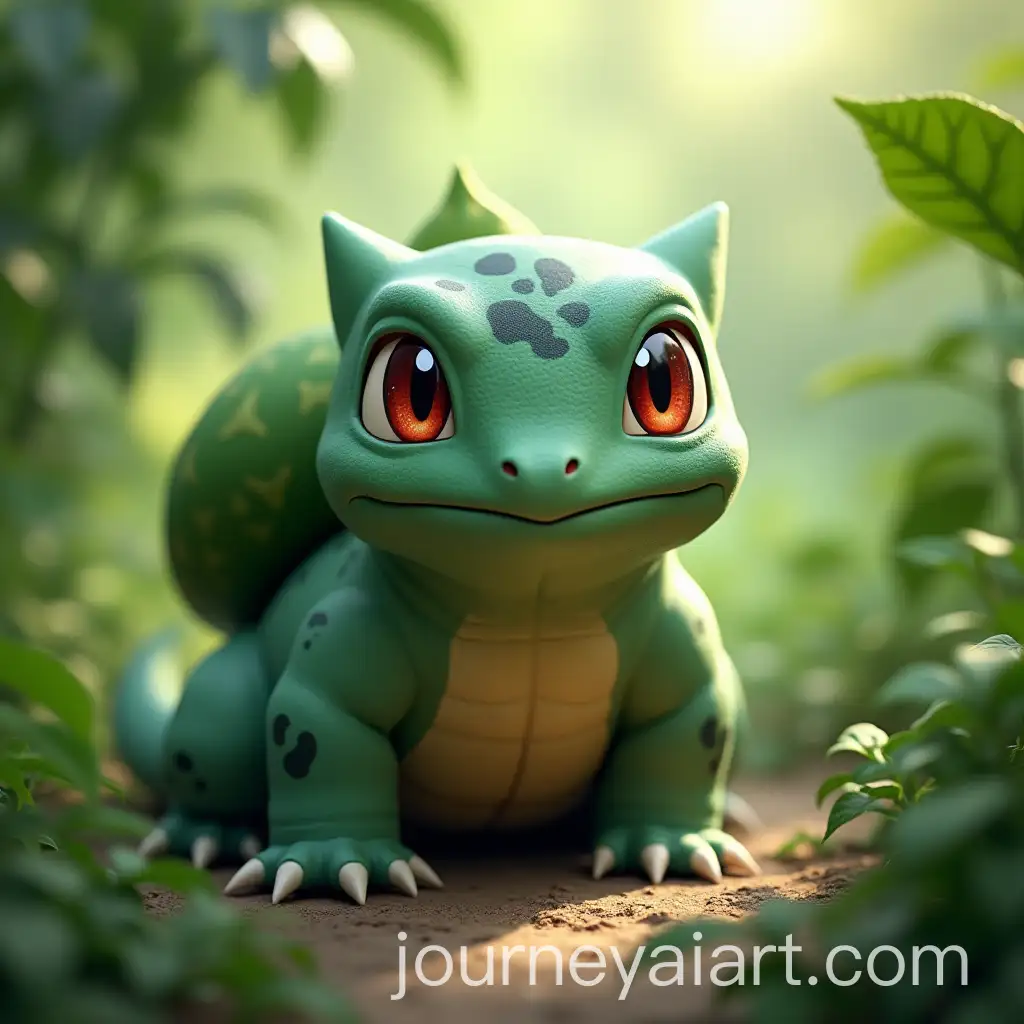 HyperRealistic-Bulbasaur-with-Lush-Greenery-and-Natural-Lighting