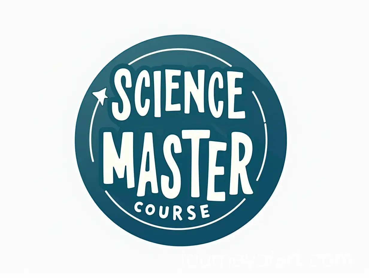 Science-Master-Course-Logo-Design-for-Teenagers-Passionate-About-Science-and-Exploration