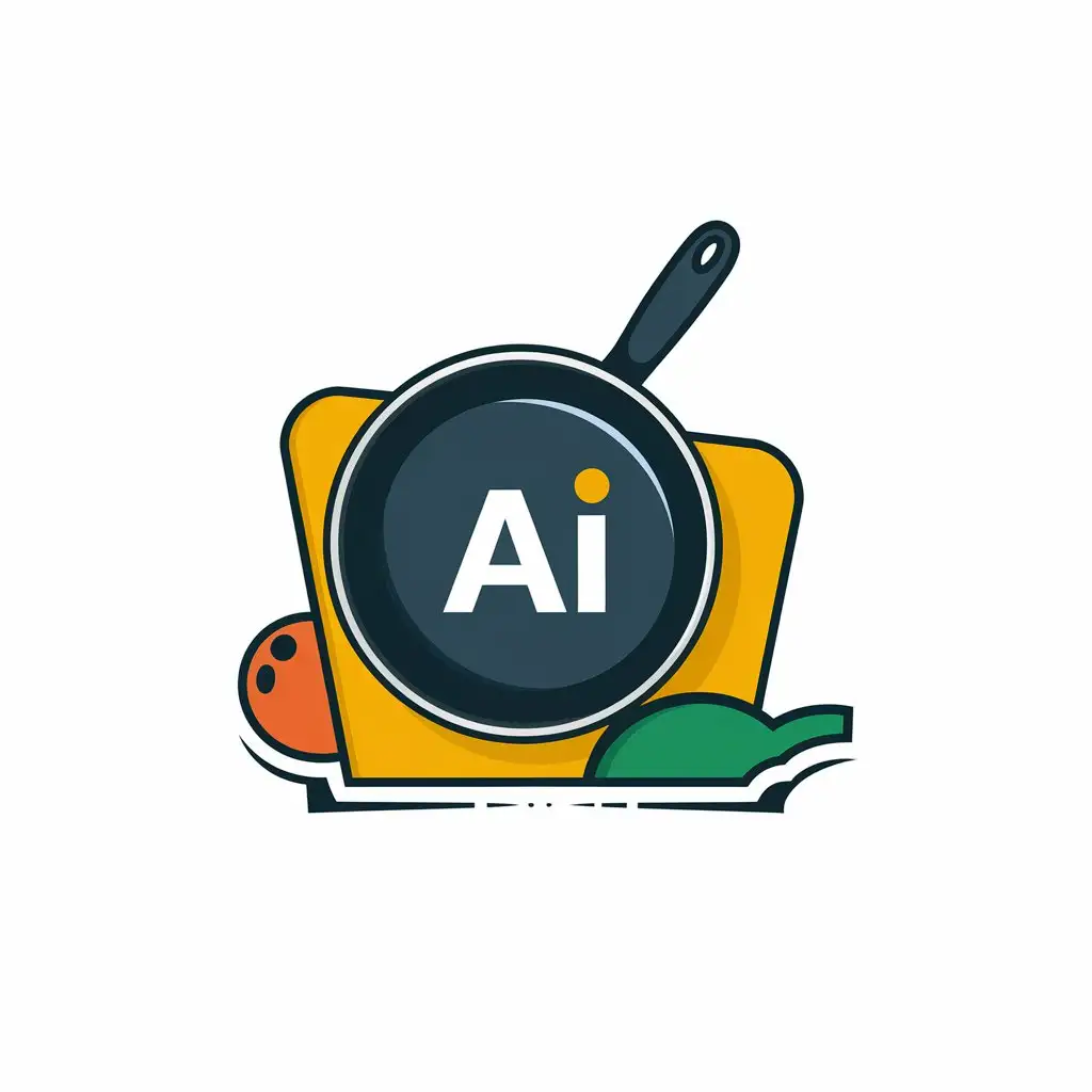 LOGO Design for AI Vector Design with Pan Symbol and Clear Background