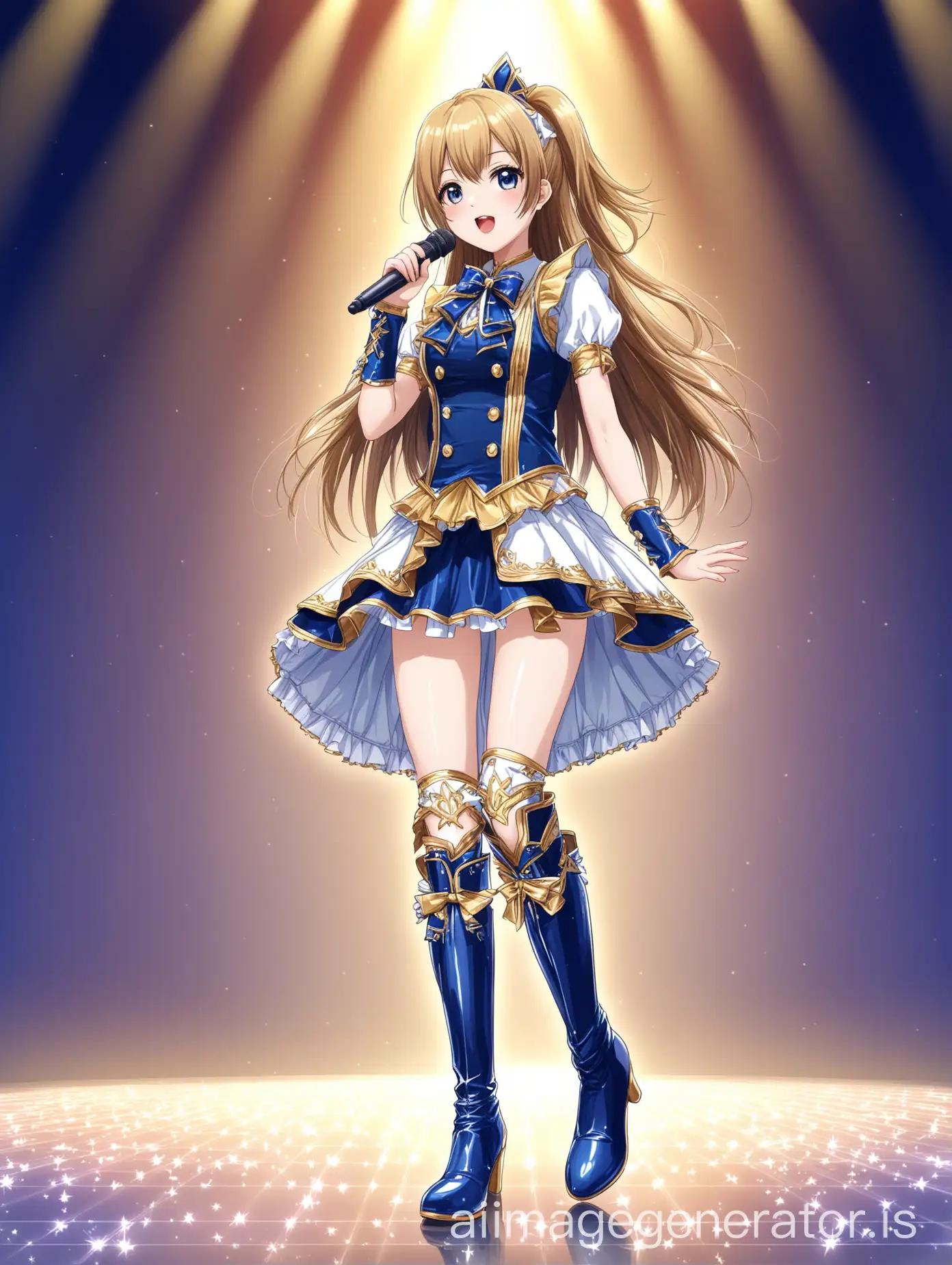 Fashionable-Idol-Girl-in-Stylish-Long-Boots