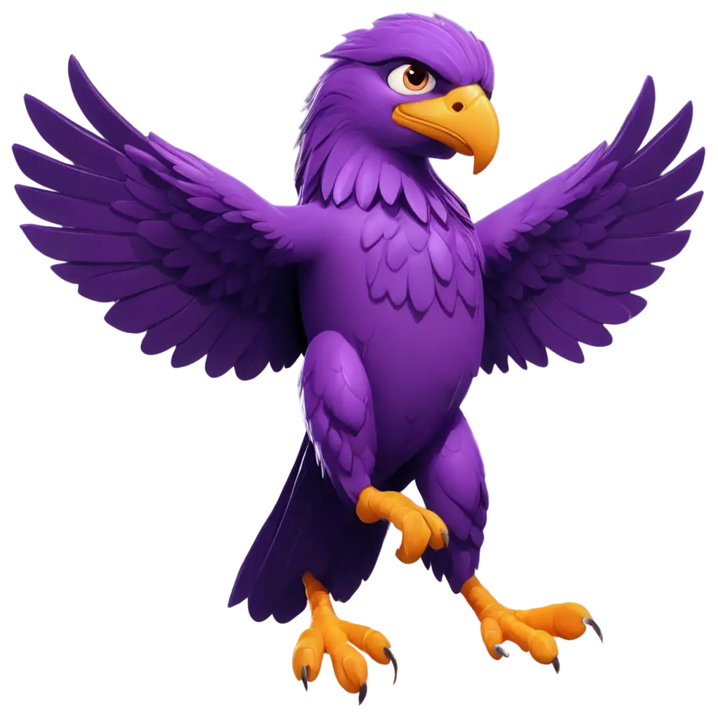 Cartoon-Purple-Hawk-Logo-PNG-Vibrant-Side-Image-for-Brand-Identity