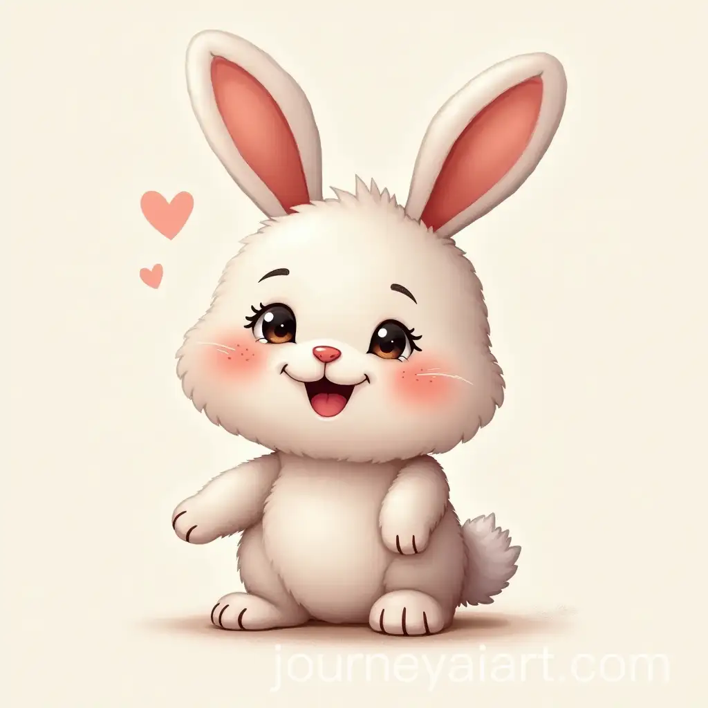 Cute-Happy-Bunny-in-a-Playful-Mood